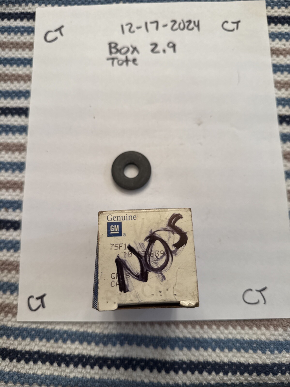 General Motors NOS NEW 348390 Rear Strut Rod Bushing Cap Corvette - Image 3