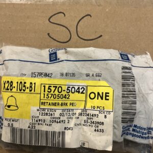 Genuine Brake Pedal Push Rod Retainer 15705042 -QTY 10