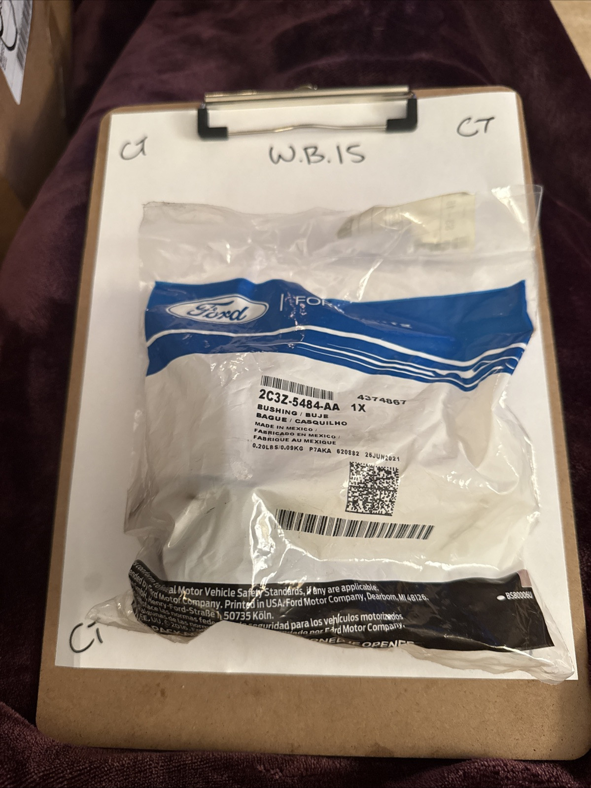 Genuine Ford Bush 2C3Z-5484-AA