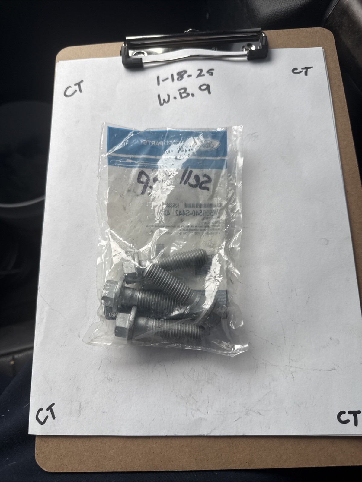 Genuine Ford Caliper Support (1) Bolt ***SOLD INDIVIDUALLY*** W500540-S442 - Image 3