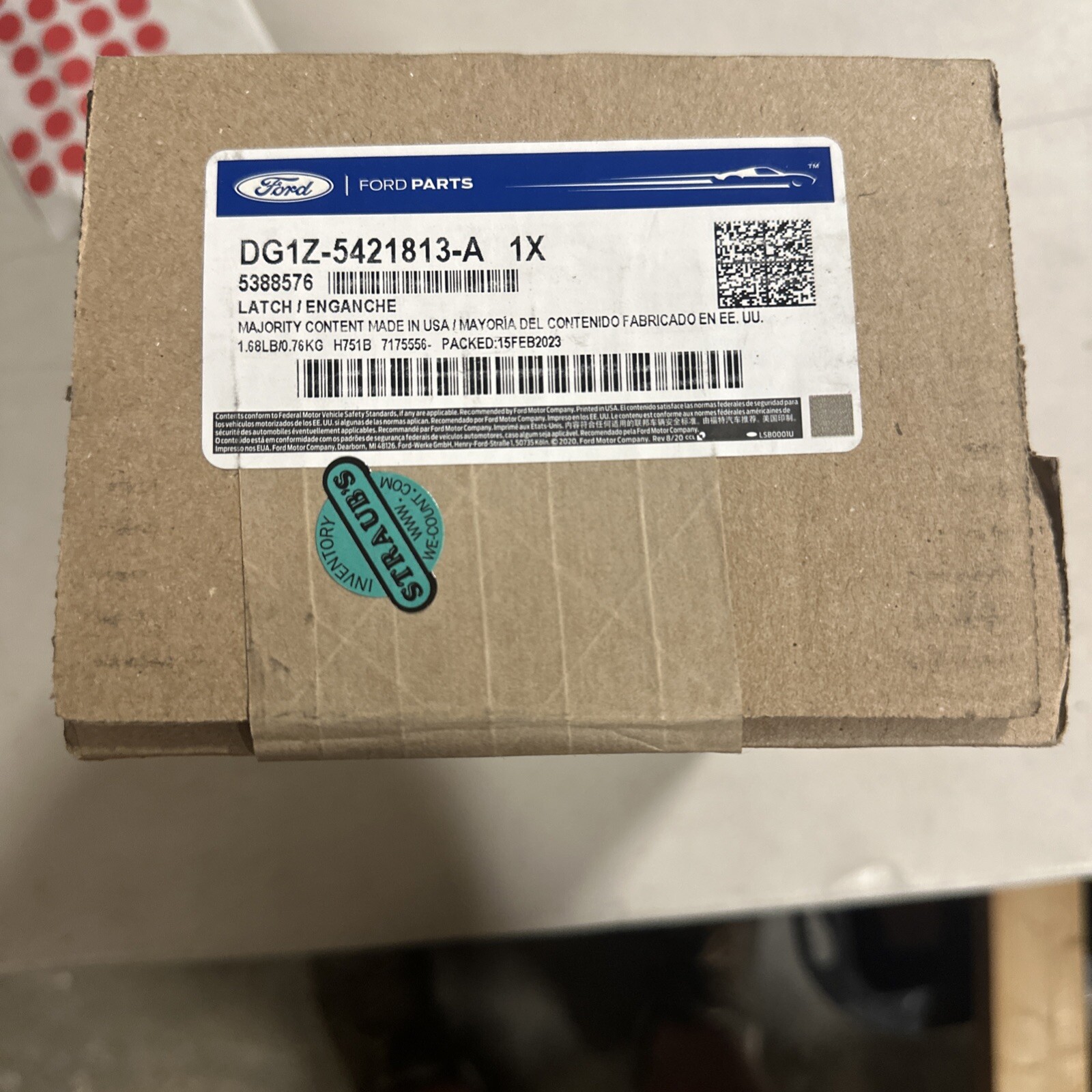 Genuine Ford Door Lock Actuator Motor DG1Z5421813A