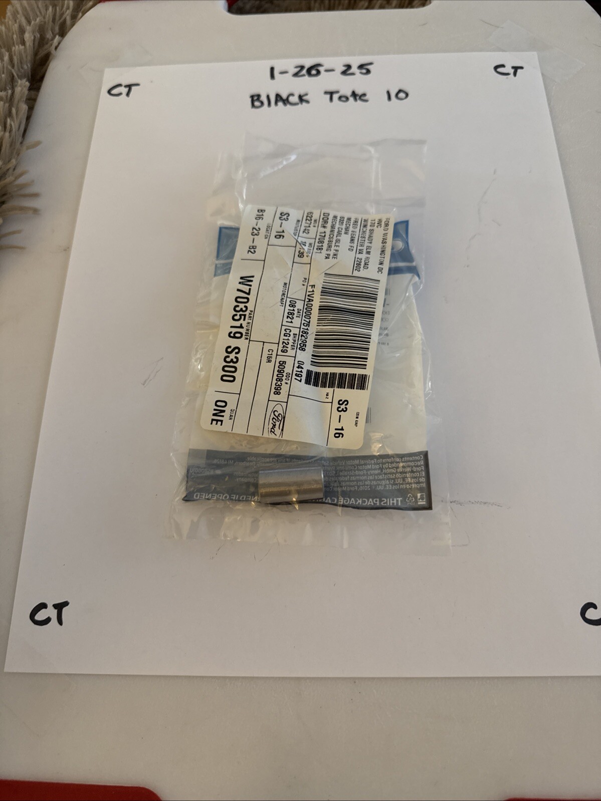 Genuine Ford Dowel Pin W703519-S300 Nos OEM - Image 3