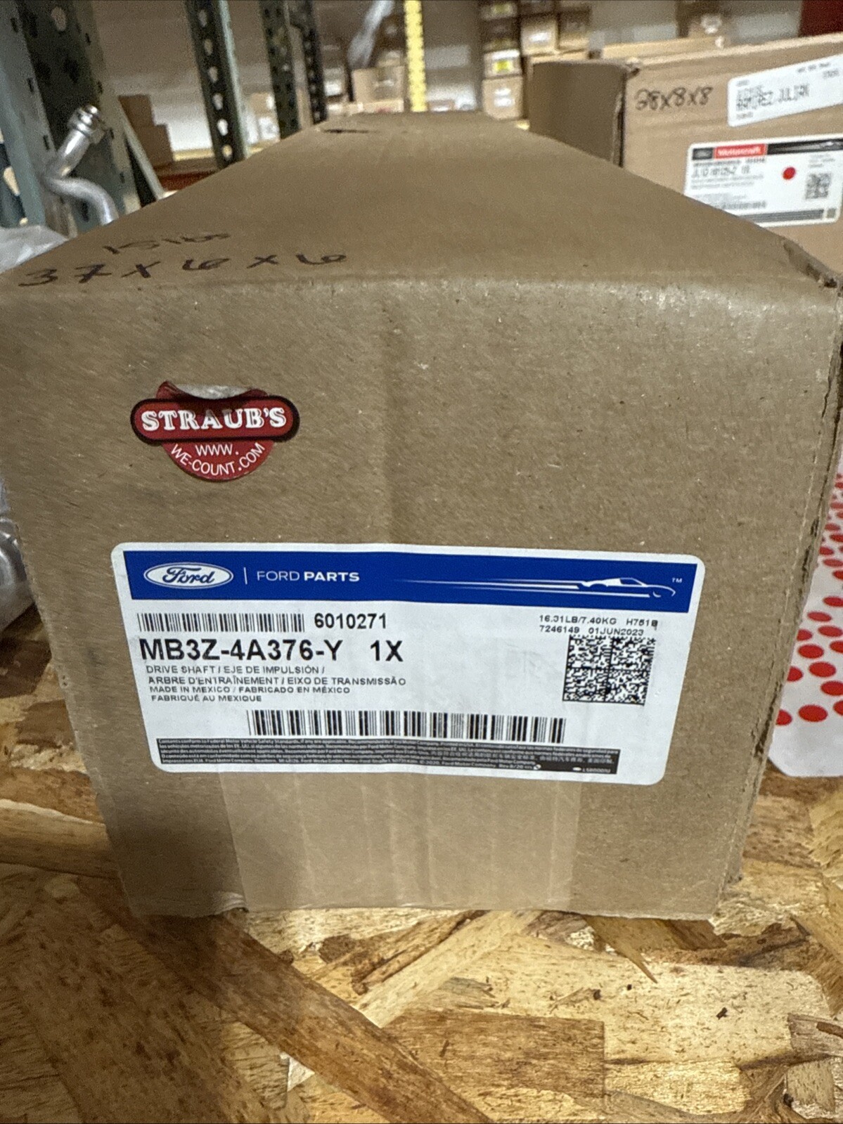 Genuine Ford Drive Shaft MB3Z-4A376-Y