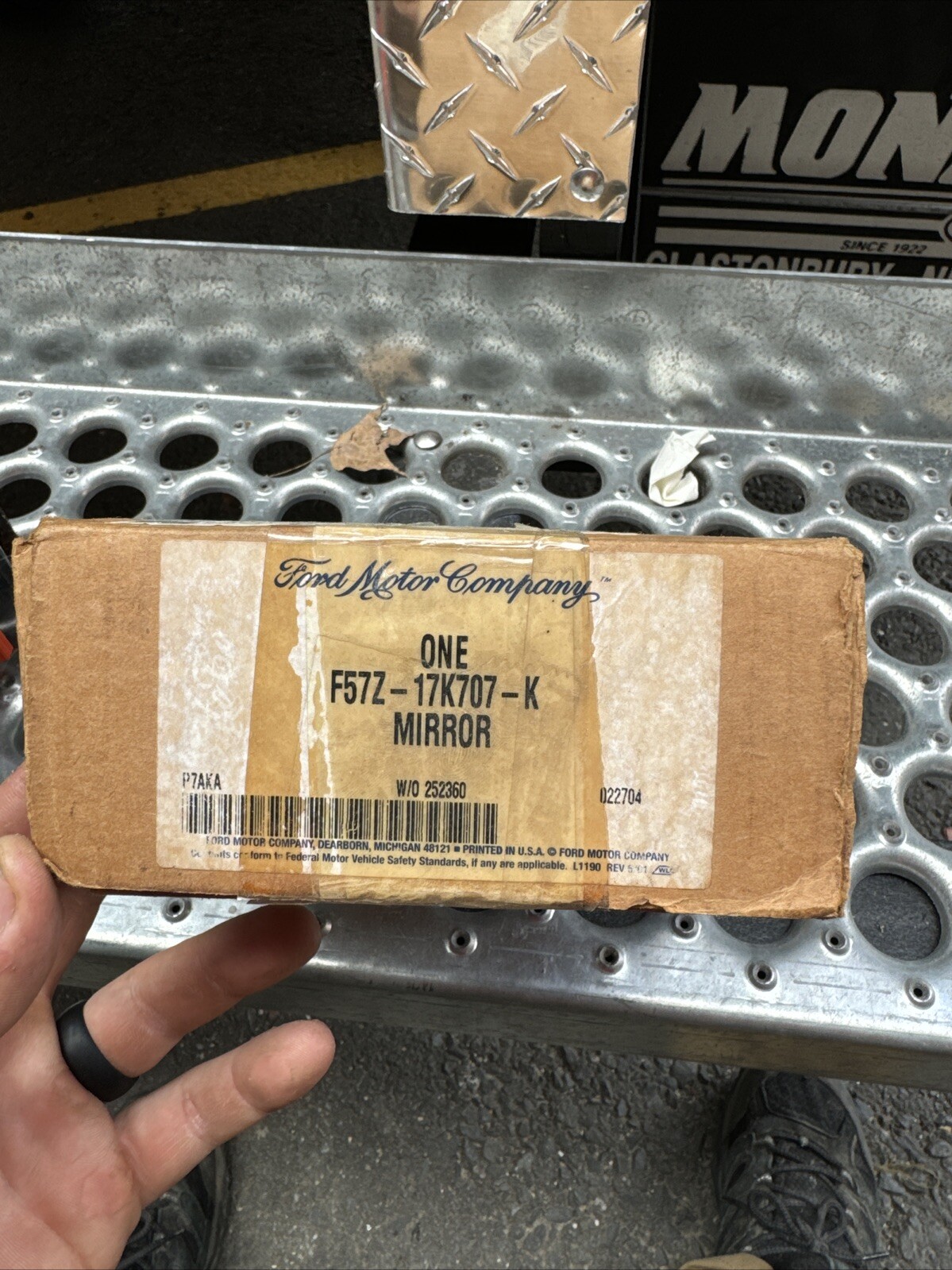 Genuine Ford Mirror Glass F57Z-17K707-K