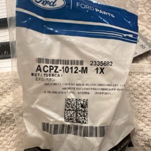 Genuine Ford OEM ACPZ-1012-M NUT - WHEEL / LUG NUT (Made In USA) - New In Pack