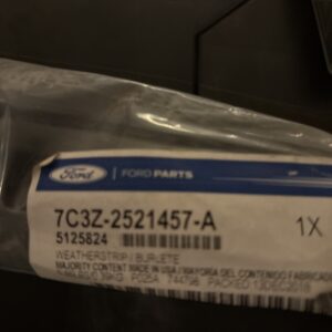 Genuine Ford OEM Belt Weather-Strip 7C3Z-2521457-A