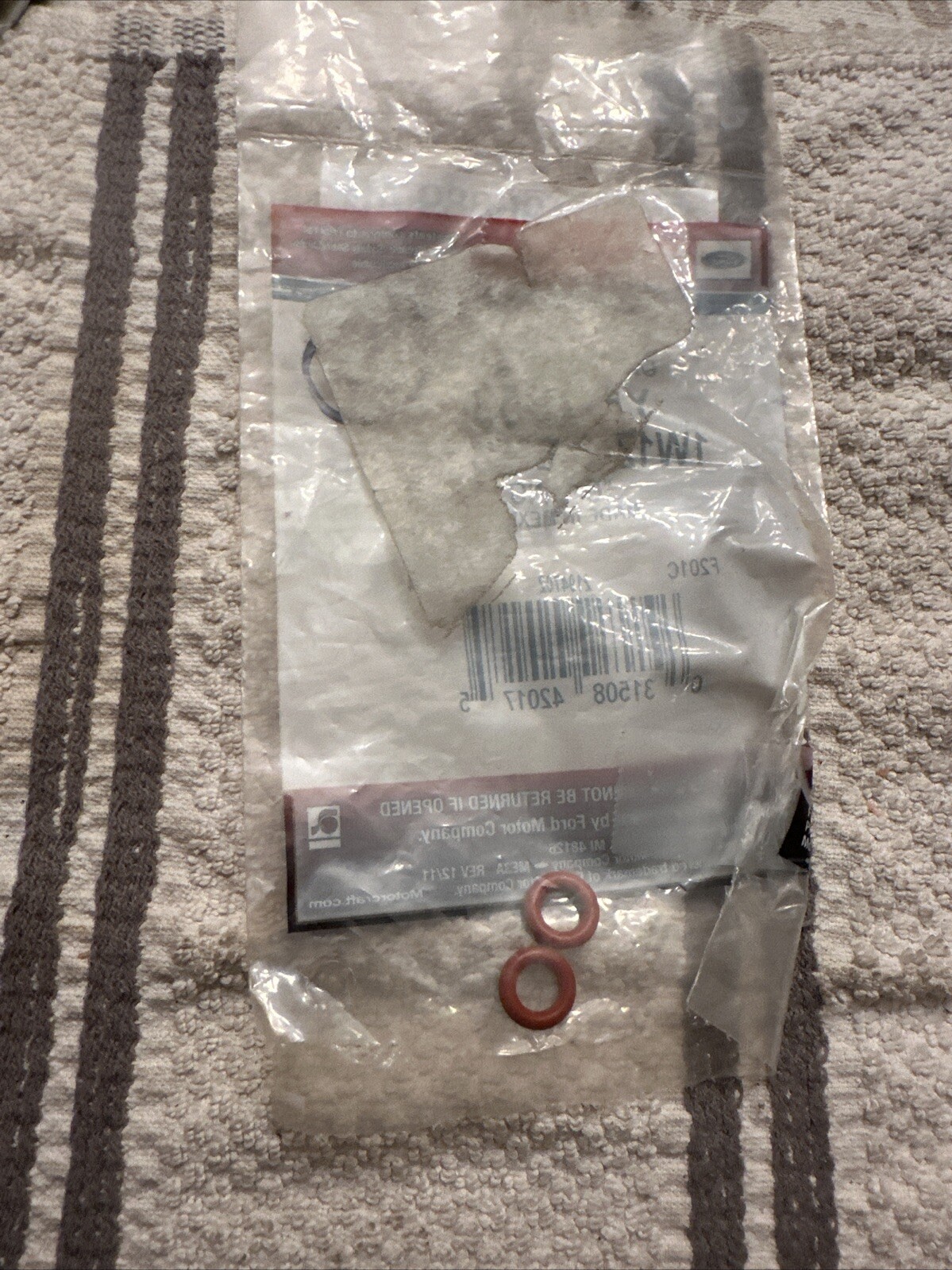 Genuine Ford Pressure Line(2) ORing 1W1Z-19E889-AB - Image 3