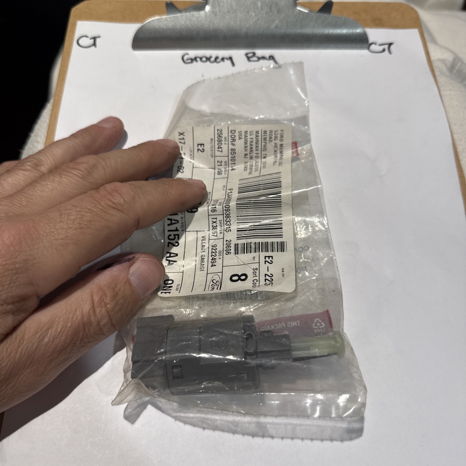 Genuine Ford Ranger 2004-2011 Clutch Neutral Safety Switch Assy 6L5Z-11A152-AA - Image 3