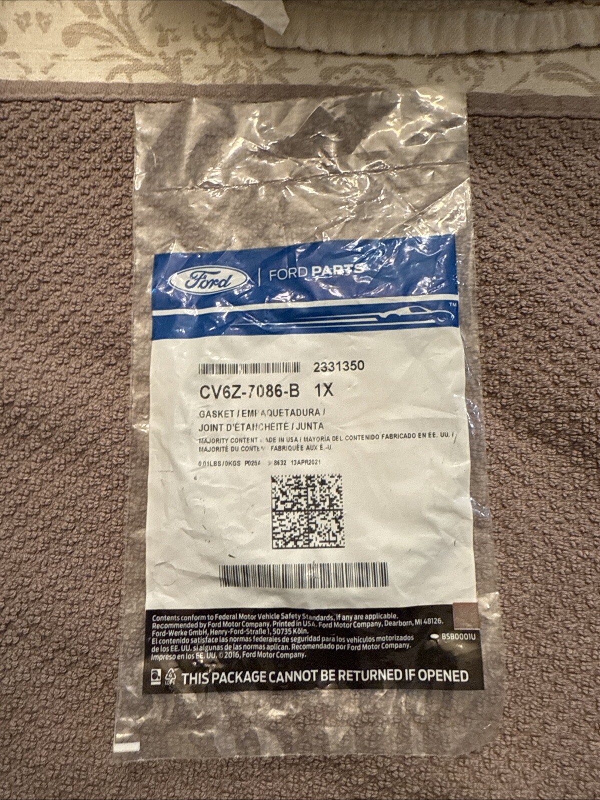 Genuine Ford Seal CV6Z-7086-B