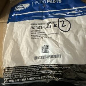 Genuine Ford Shock Mount Bolt W708737-S439(2) Bolts