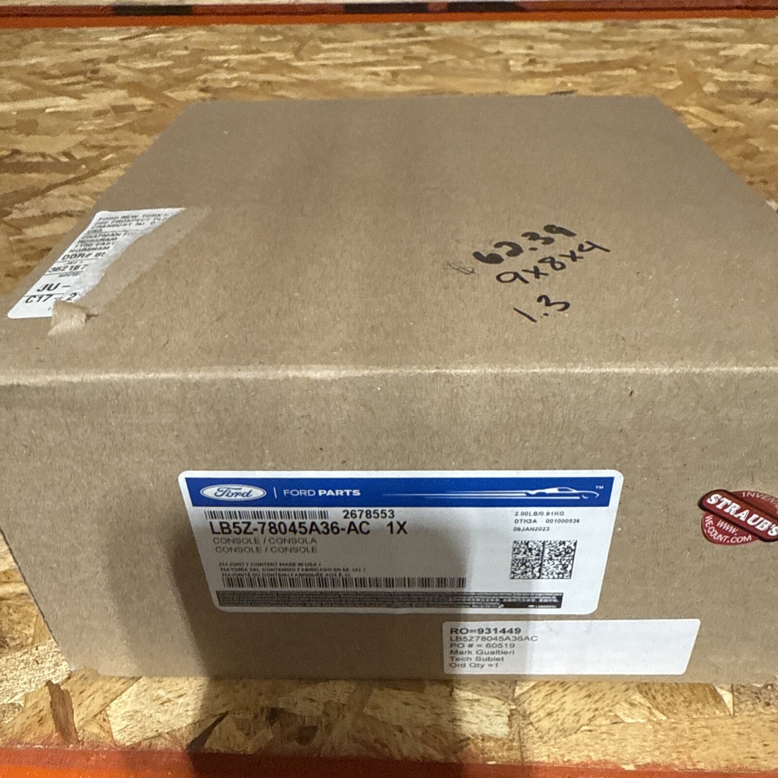 Genuine Ford Storage Box LB5Z-78045A36-AC