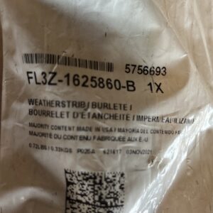 Genuine Ford Weatherstrip - Door Belt OEM FL3Z1625860B