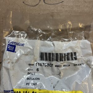 Genuine GM 11570807 Bolt, Hexagon Flange Reduced Body 2007-2013 GM (6 Pack) NOS