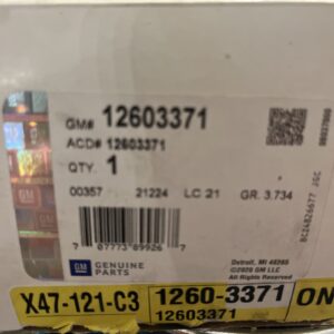 Genuine GM 12603371 Fuel Injector Fuel Motor Body Kit