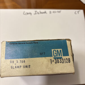 Genuine GM 3633128 Clamp Unit NOS