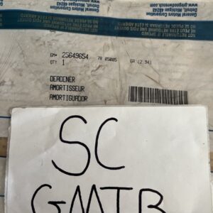 Genuine GM Rear Wheelhouse Panel Deadener, 25649654