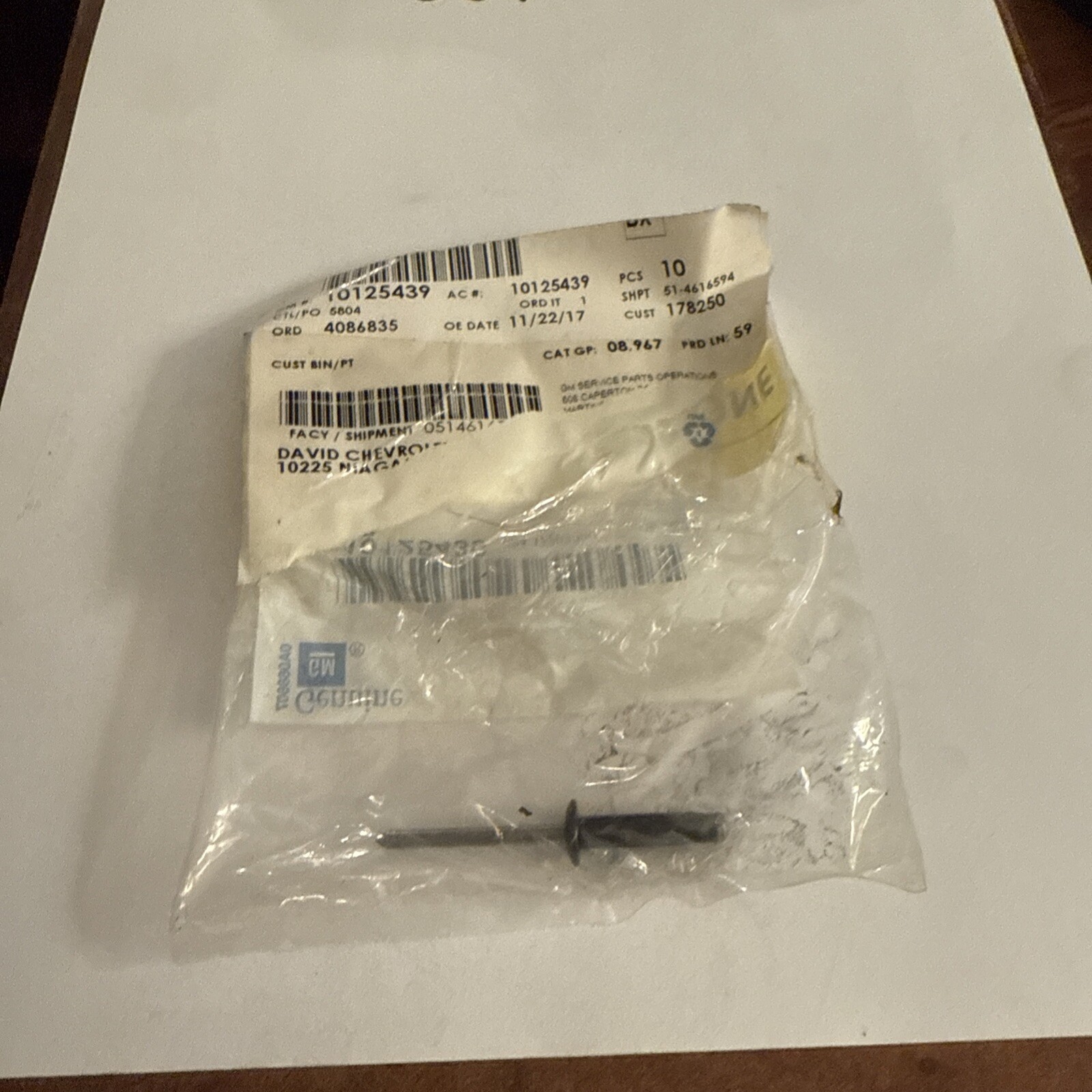 Genuine GM Rivet 10125439 - Image 3