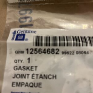 Genuine GM Secondary Air Injection Pump Check Valve Gasket 12564682 NOS