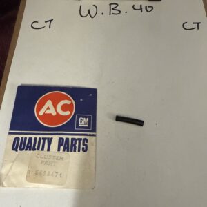 Genuine Gm Cluster Part Clock Stem Cover 6499471 Nos OEM