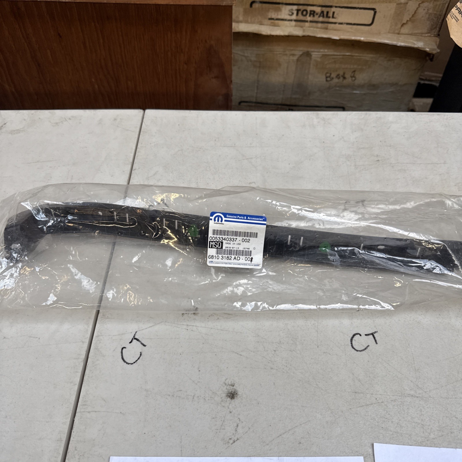 Genuine Mopar Fascia Support Bracket Right 68103182AD