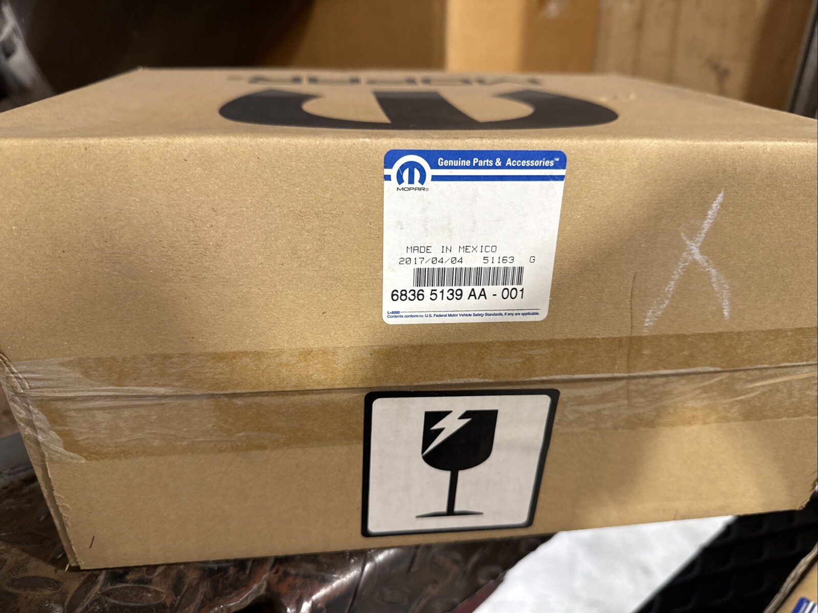 Genuine Mopar Outside Rear-View Mirror Left 68365139AA