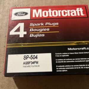 Genuine Motorcraft SP-504 / Ford AGSF34 - Spark Plug pack of 4