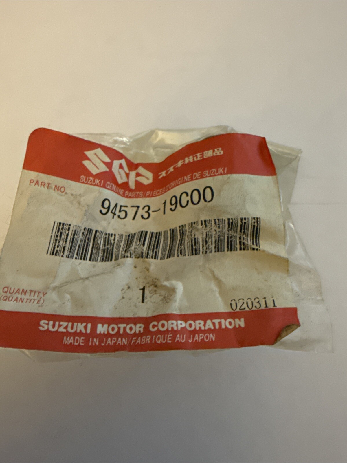 Genuine NOS Suzuki Nut 94573-19C00 NEW OEM - Image 3