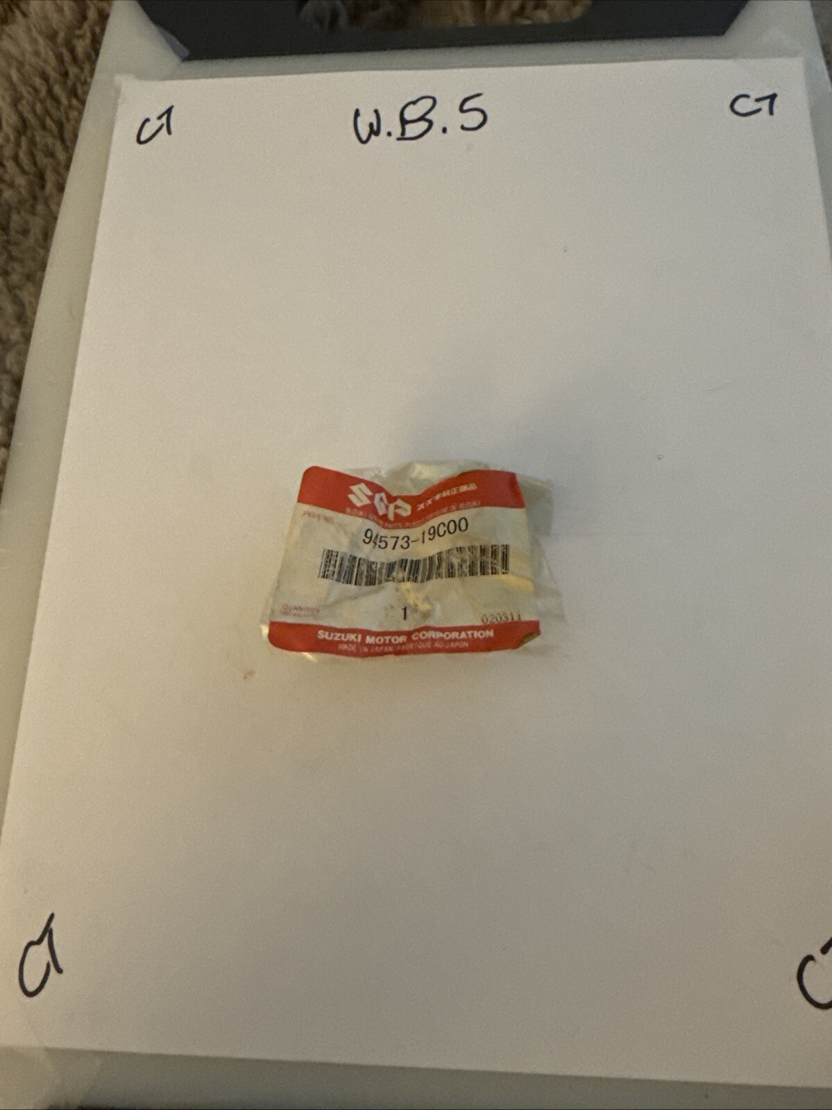 Genuine NOS Suzuki Nut 94573-19C00 NEW OEM