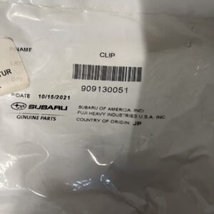 Genuine Subaru Rocker Molding Rear Clip 909130051