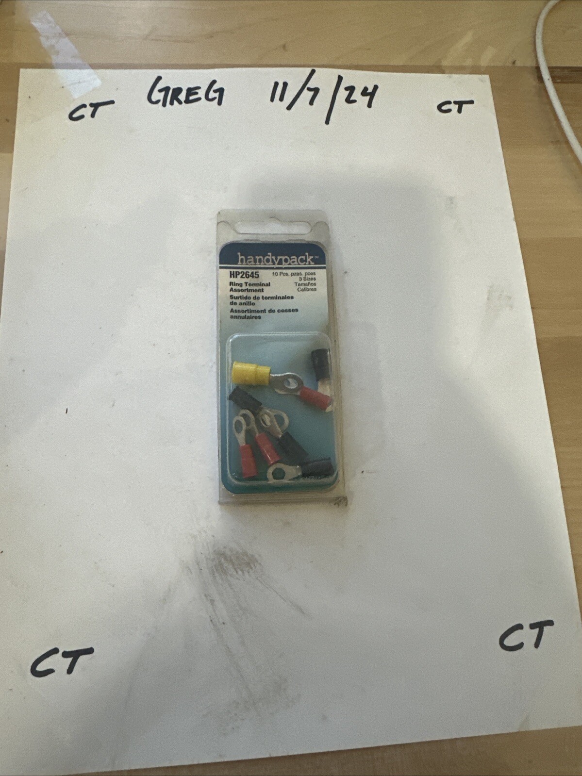 HP2645 SMP Handy Pack Wire Ring Terminal Clip HP2645 10 Pieces