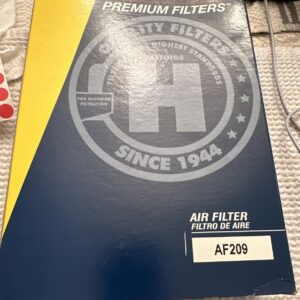 Hastings AF209 Air Filter NOS