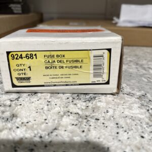 High Voltage Power Fuse Box Dorman 924-681 Nos