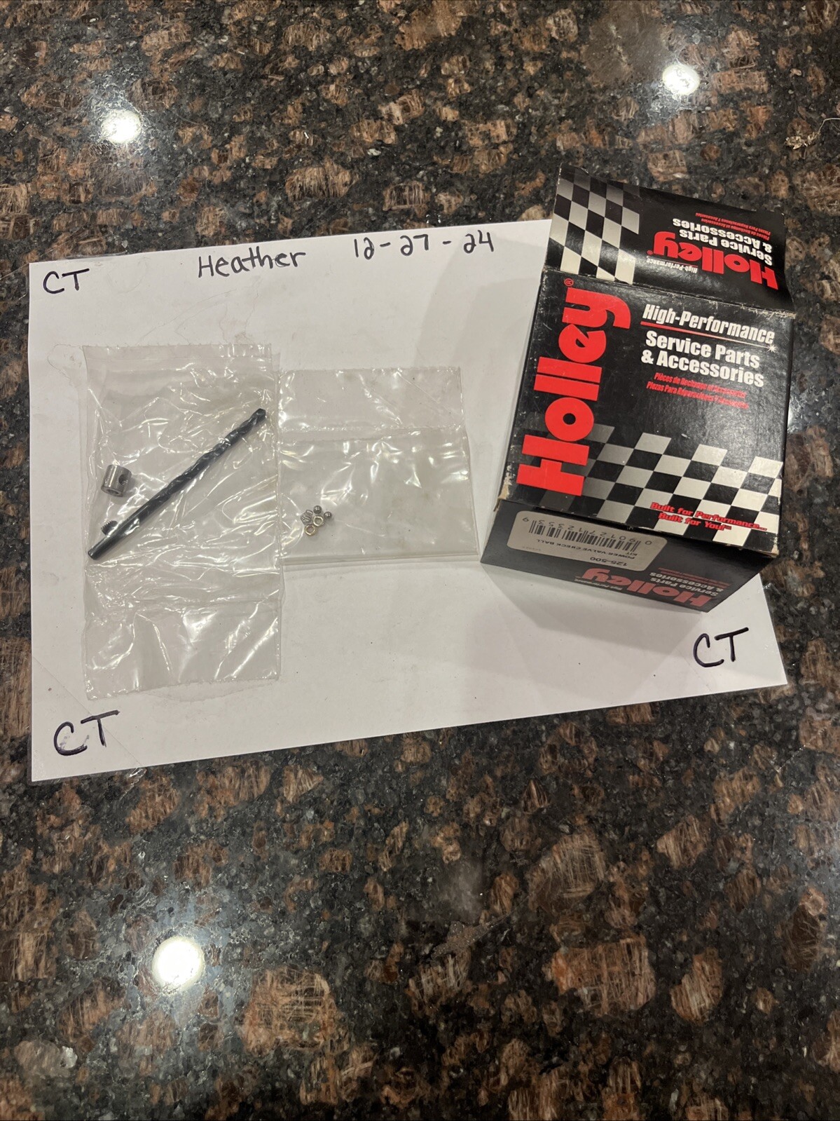 Holley 125-500 Power Valve Check Ball Kit