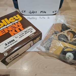 Holley Carburetor Renew Kit 3-1006 For Holley 2300, 2300C, 2200G, & 2300MG Carbs