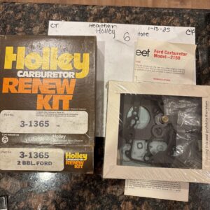 Holley Renew Kit 3-1365 For Ford Carburetor Model 2150