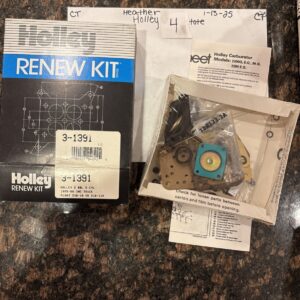 Holley Renew Kit 3-1391 Carburetor Models 2300G, EG, MG, 2380 EG