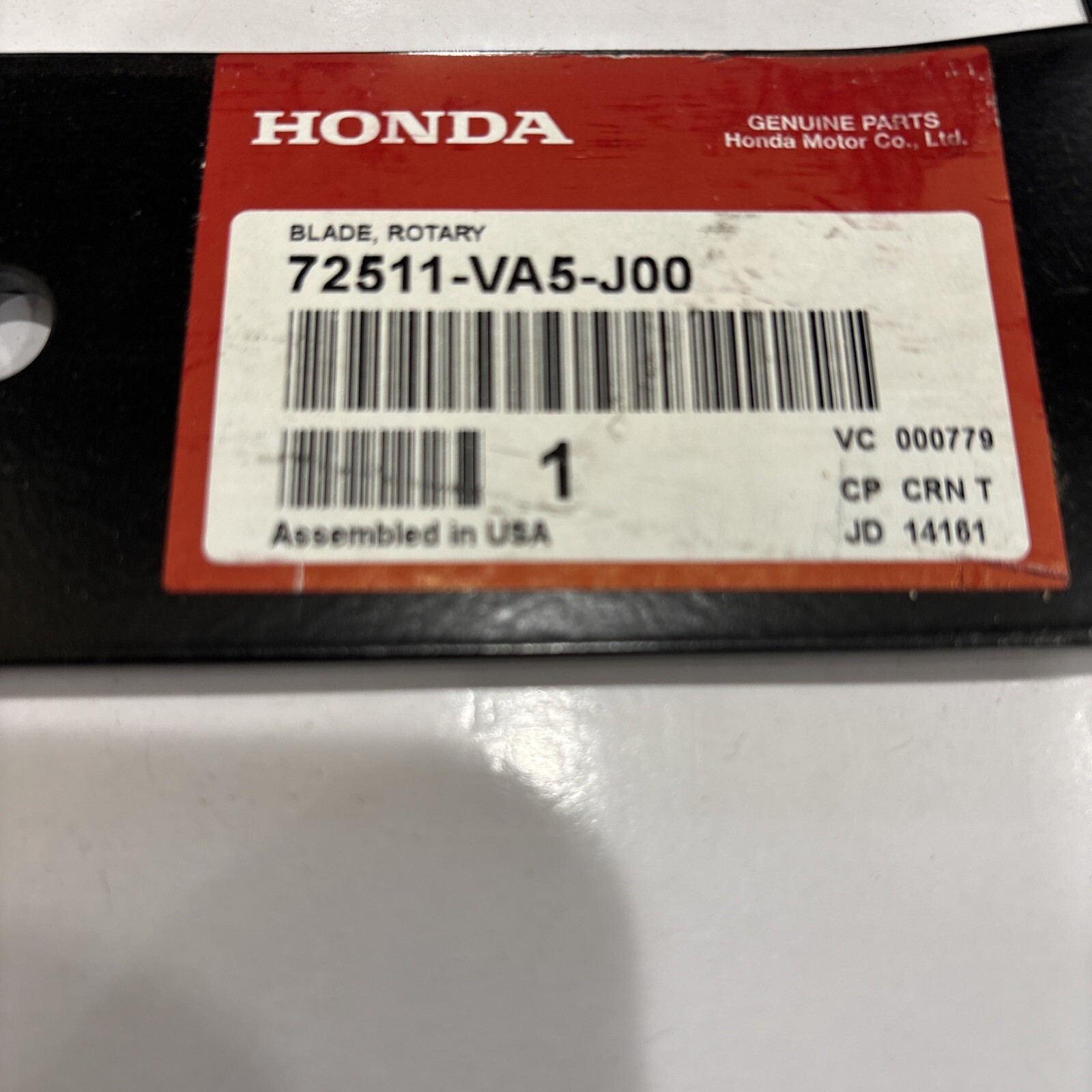 Honda Rotary Blade Part #72511-VA5-J00 - Image 3