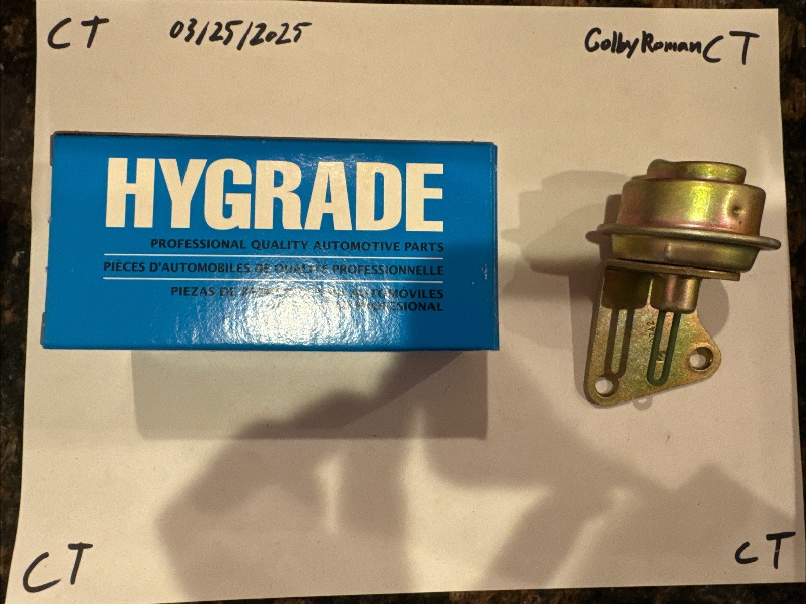 Hygrade CPA-131 Choke Pull Off Assembly - C100