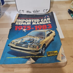 Imported Car Repair Manual 1975-1983 Popular Mechanics Motor DIY Book T24