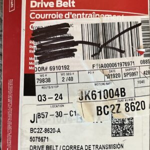 JK6-1004-B Motorcraft Serpentine Belt BC2Z-8620-A