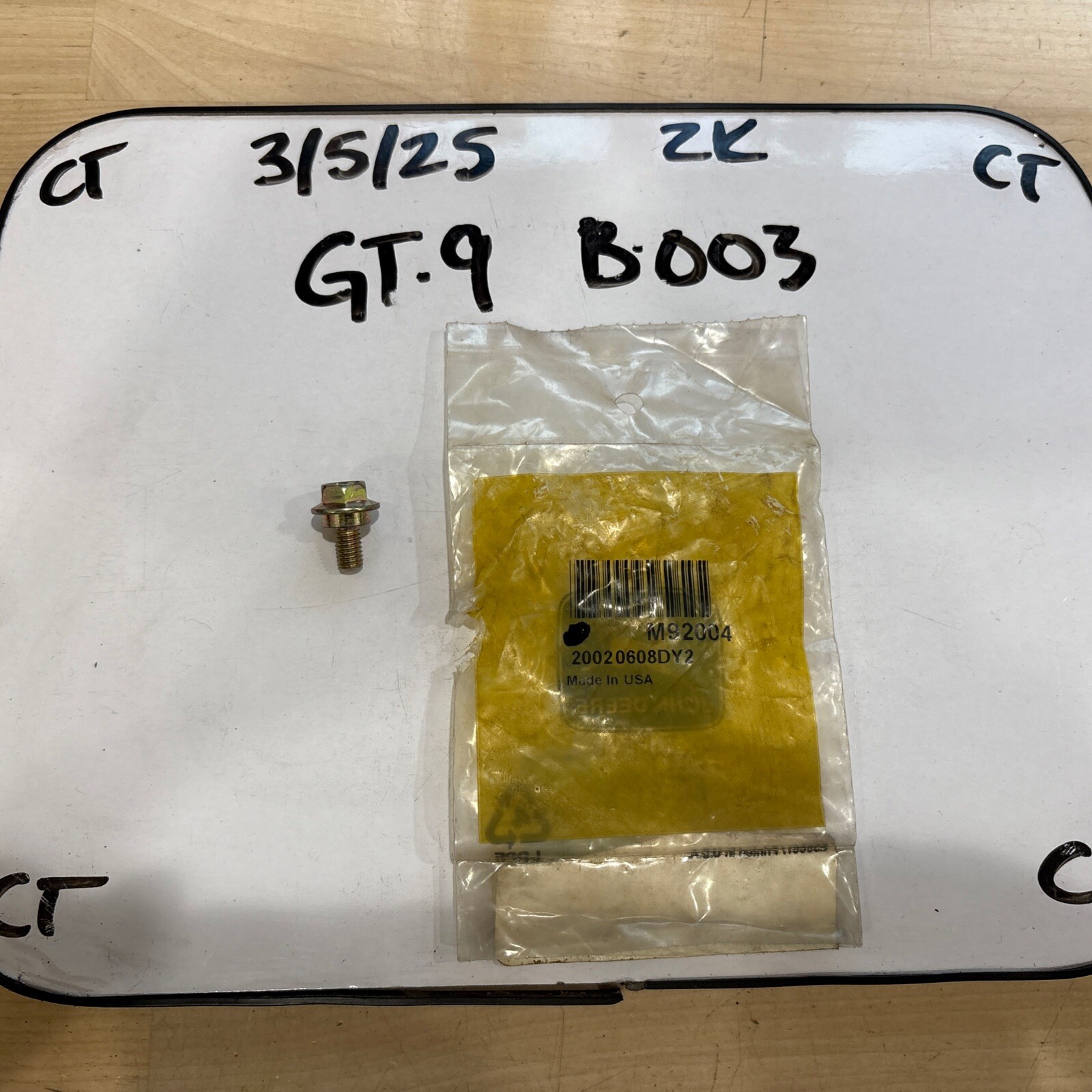 John Deere M92004 Cap Screw / Bolt