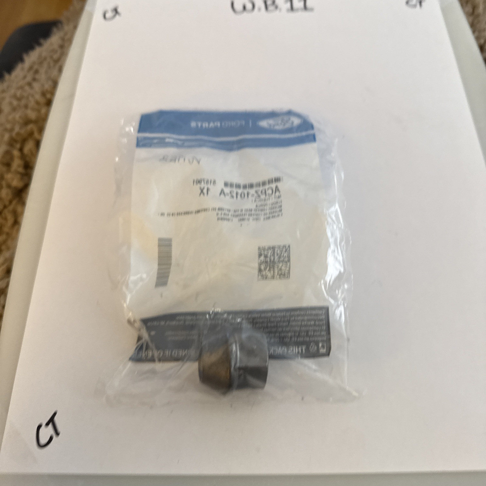 Lincoln FORD OEM 17-18 MKZ Wheels-Wheel Nut ACPZ1012A - Image 3