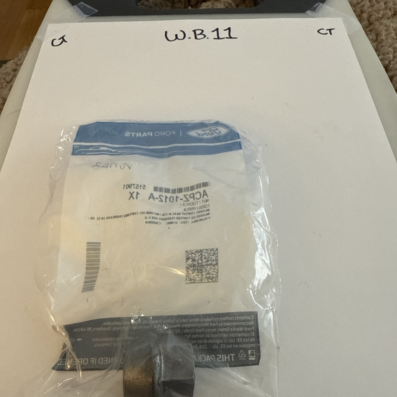 Lincoln FORD OEM 17-18 MKZ Wheels-Wheel Nut ACPZ1012A - Image 4