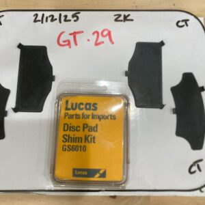 Lucas Disc Pad Shim Kit GS6010