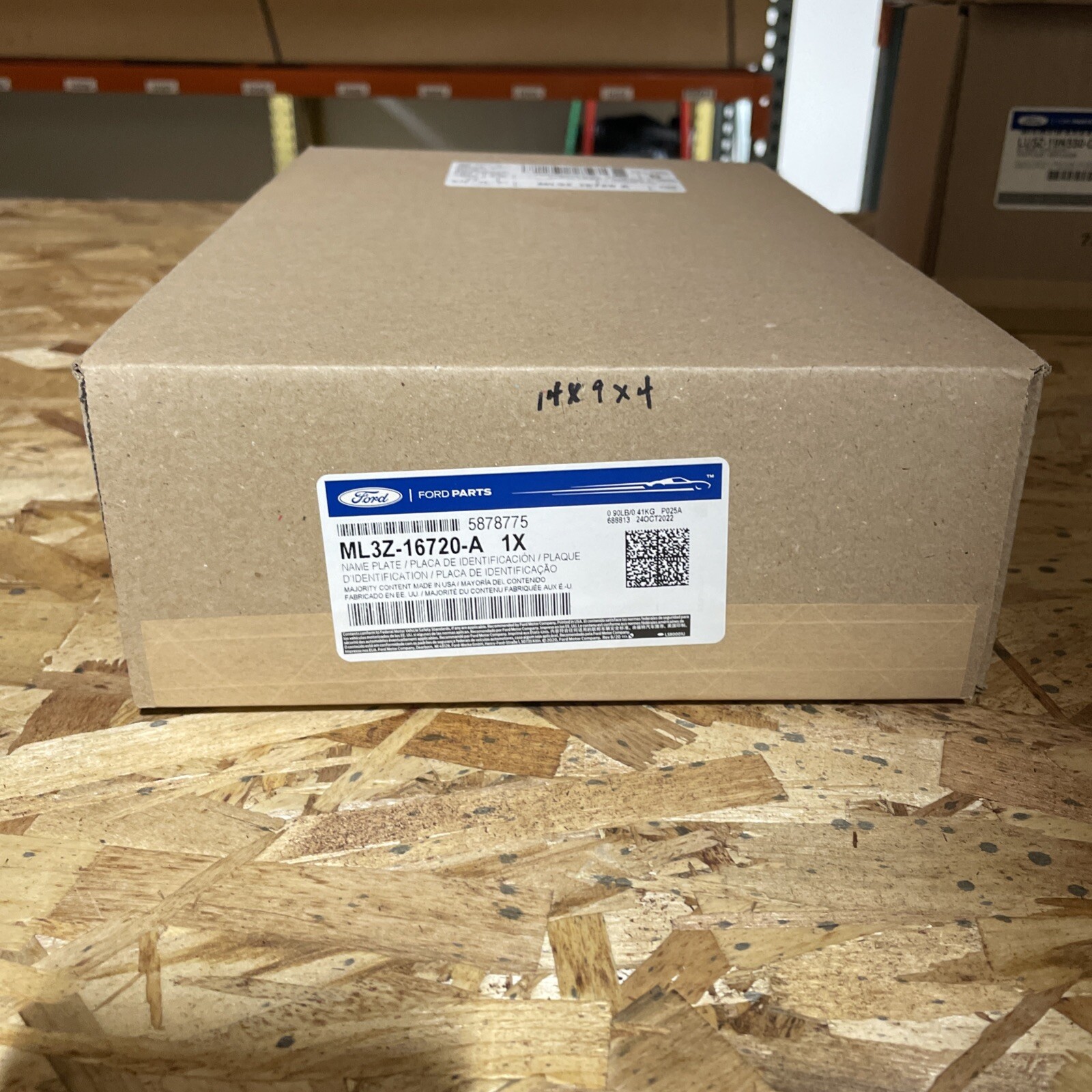 ML3Z16720A OEM Ford RH Emblem 2021-2024 F150 XL