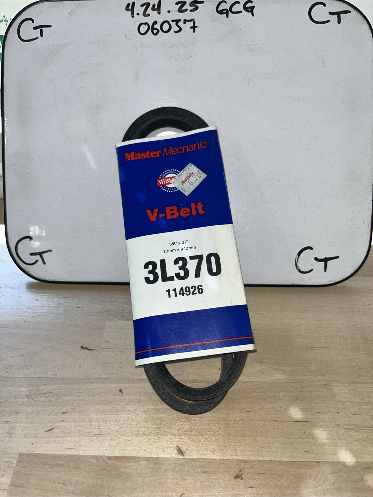 Master Mechanic 3L370 V-Belt, 114926