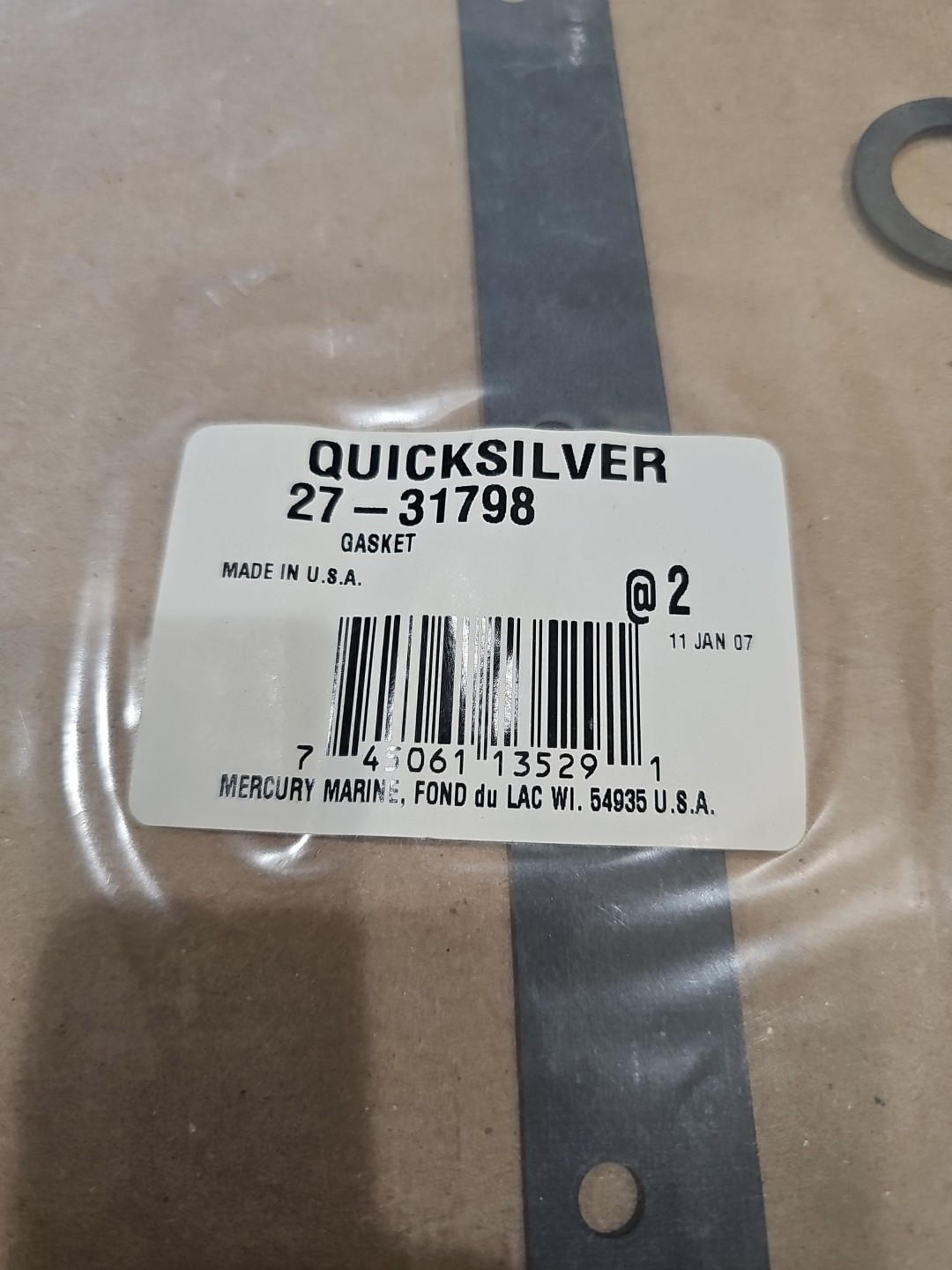 Mercury 27-31798 Gasket - Merc 800 850 900 950 1000 1000SS 1100 (1 Pkg Of 2) - Image 4