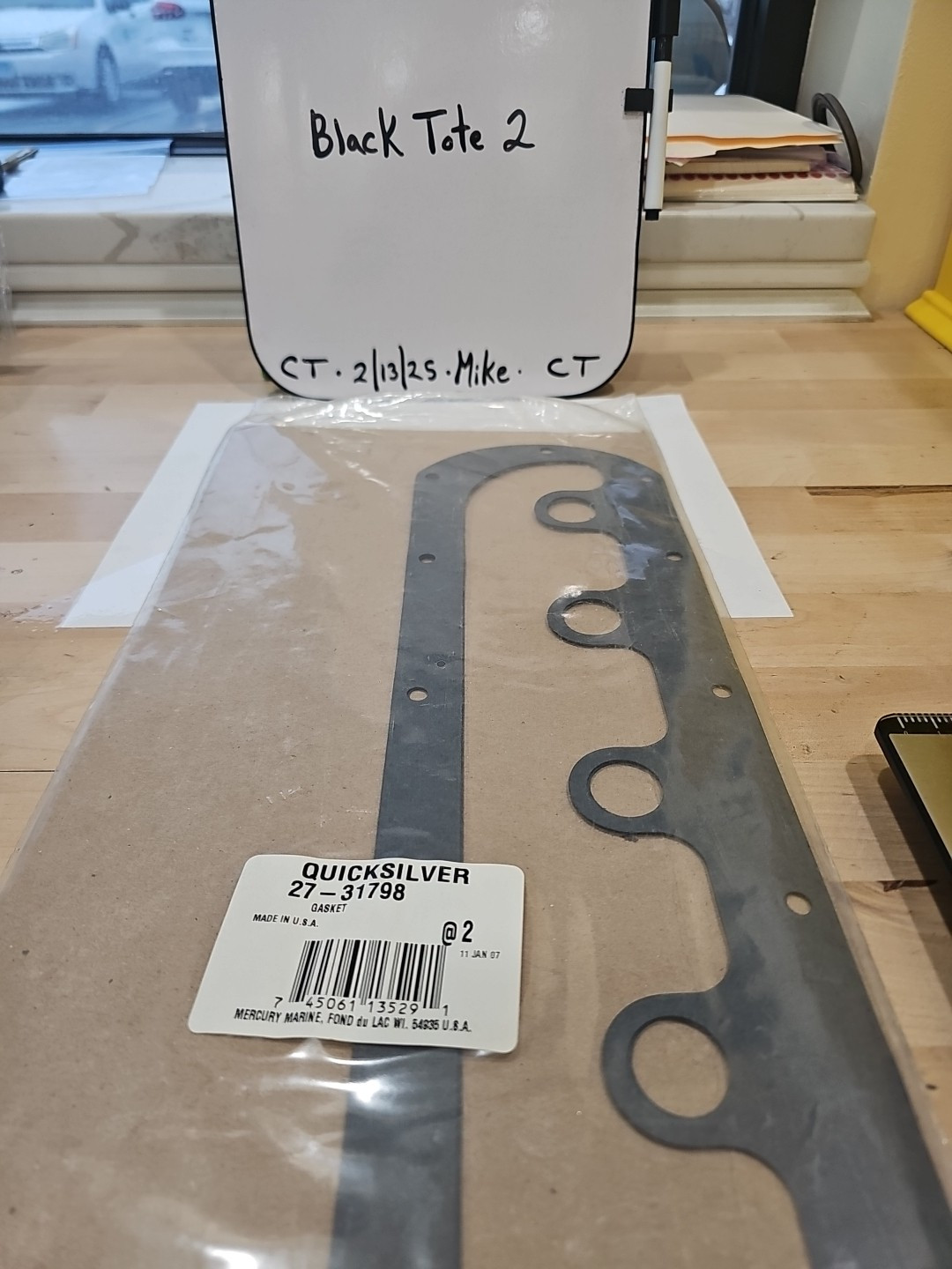 Mercury 27-31798 Gasket - Merc 800 850 900 950 1000 1000SS 1100 (1 Pkg Of 2)