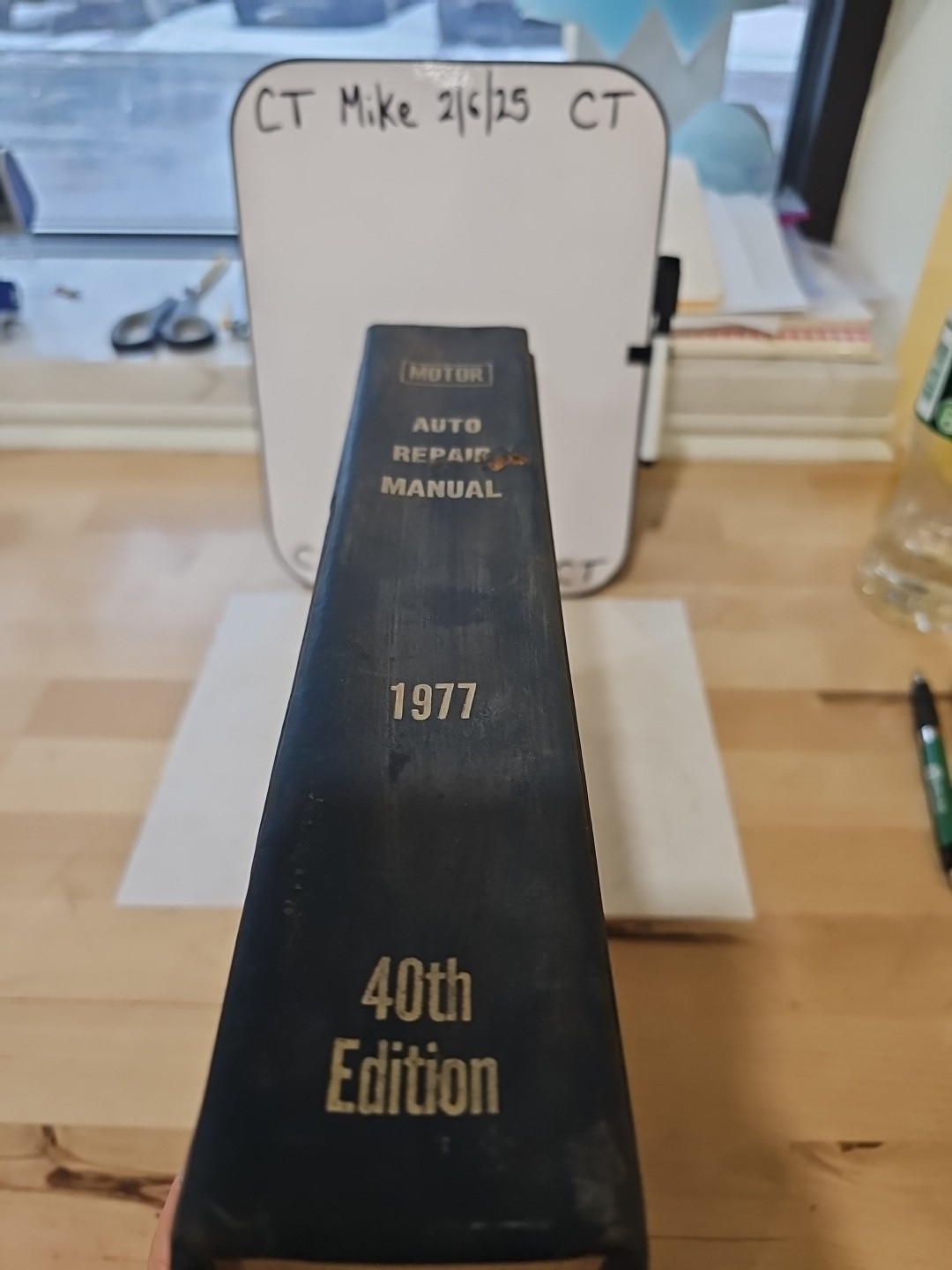 Motor Auto Repair Manual 1977 Professional Service Trade Edition 40th Edition - Image 3