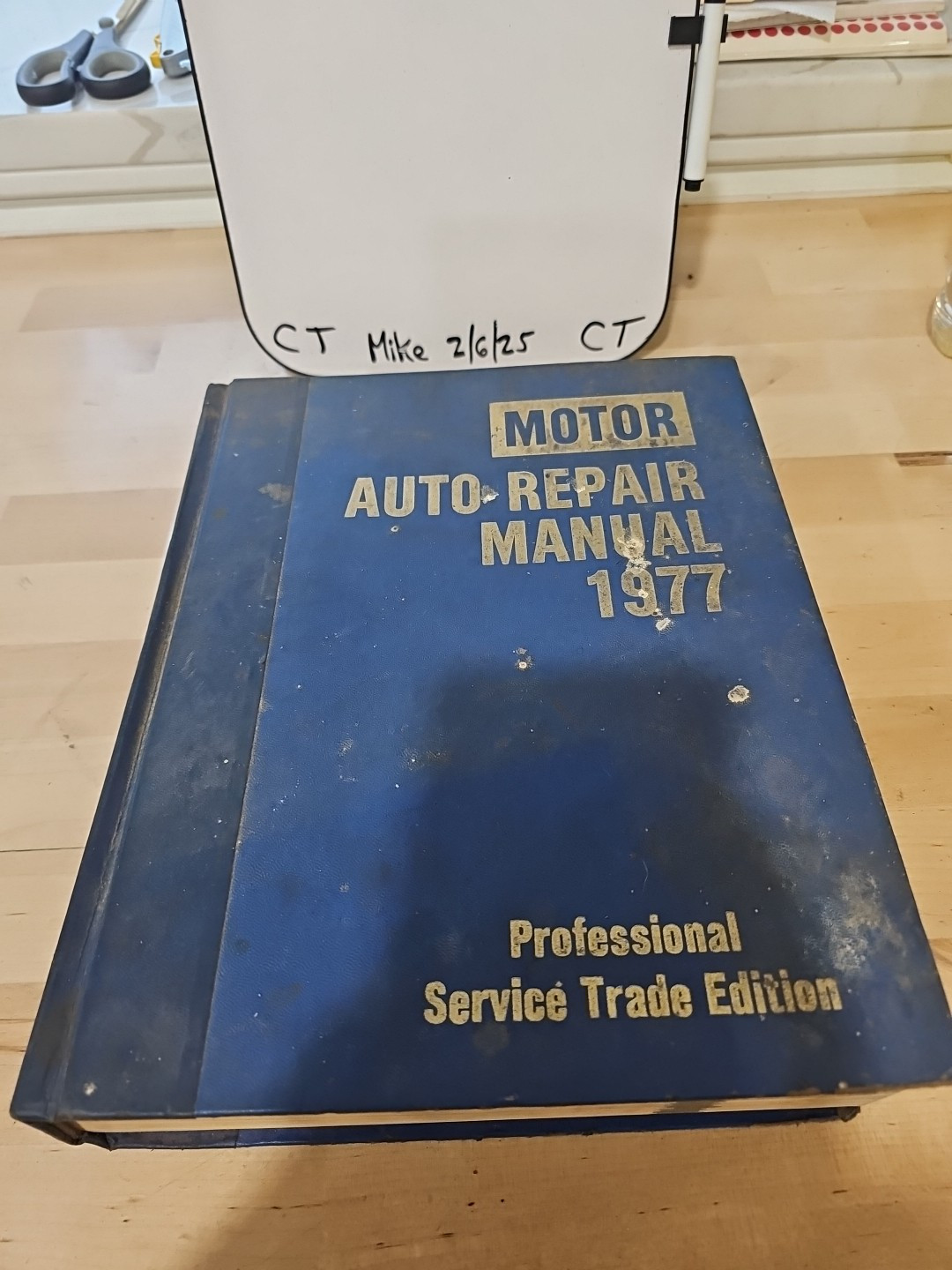 Motor Auto Repair Manual 1977 Professional Service Trade Edition 40th Edition